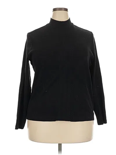 Pre-owned Dressbarn Turtleneck Sweater In Black