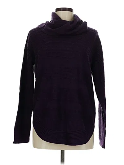 Pre-owned Dressbarn Turtleneck Sweater In Purple