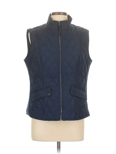 Pre-owned Dressbarn Vest In Blue