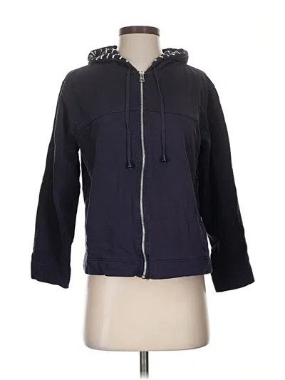 Pre-owned Dressbarn Zip Up Hoodie In Blue