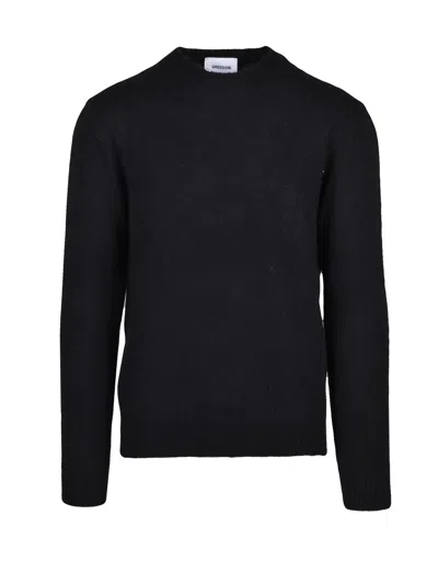 Dressism. Crewneck Sweater In Luxurious Black Blend