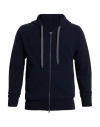 Dressism. Man Cardigan Midnight Blue Size 3xl Merino Wool In Blue