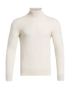 Dressism. Man Turtleneck Ivory Size Xxl Cashmere In White
