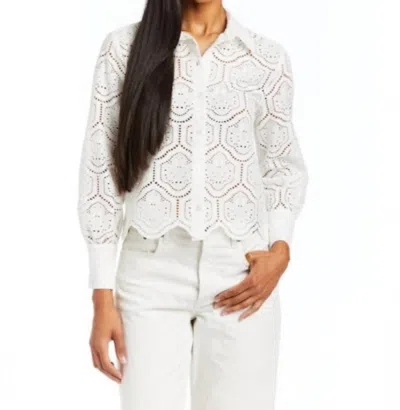 Drew Alexa Z Blouse In White