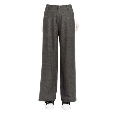 Drew Amyra Wide Leg Pants In Granite In Black
