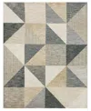 Drew & Jonathan Home Bowen Oblique 5'3" X 7'10" Area Rug In Tan
