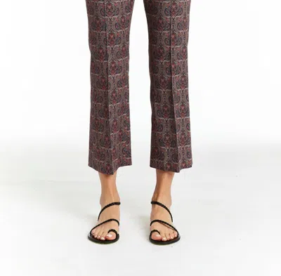 Drew Angelica Printed Pant In Admiral In Blue