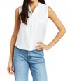 Drew Arabella Top In White In White