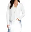 Drew Ariella Knit Blazer In White In White