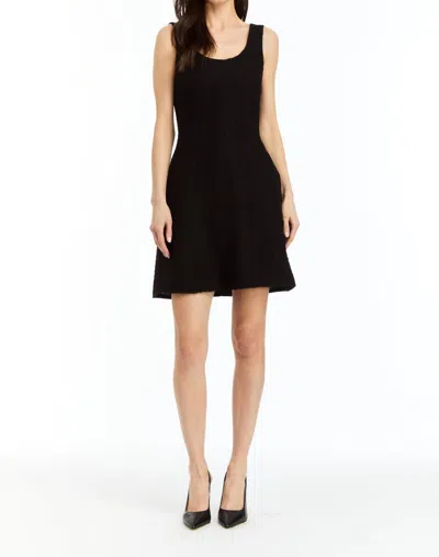 Drew Athena Lightweight Tweed Dress In Black