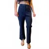 Drew Bardot Pant In Navy In Blue