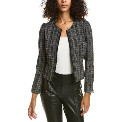 DREW BEA TWEED JACKET IN BLACK