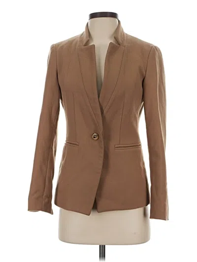 Pre-owned Drew Blazer Jacket In Brown