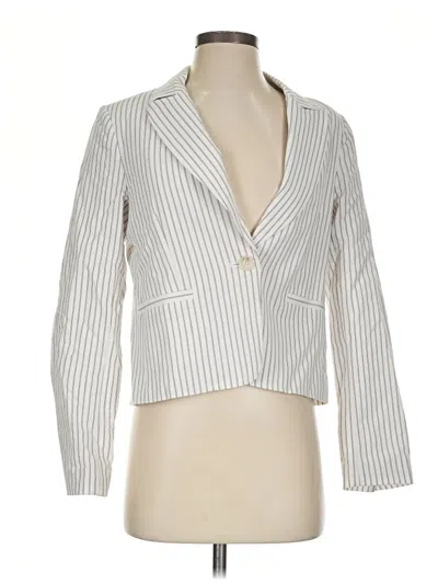 Pre-owned Drew Blazer Jacket In Silver