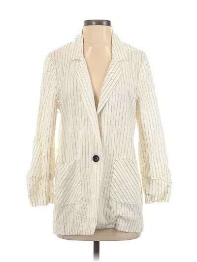 Pre-owned Drew Blazer Jacket In White