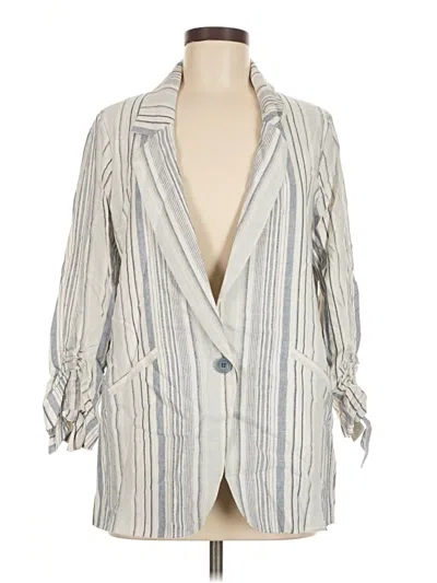 Pre-owned Drew Blazer Jacket In White
