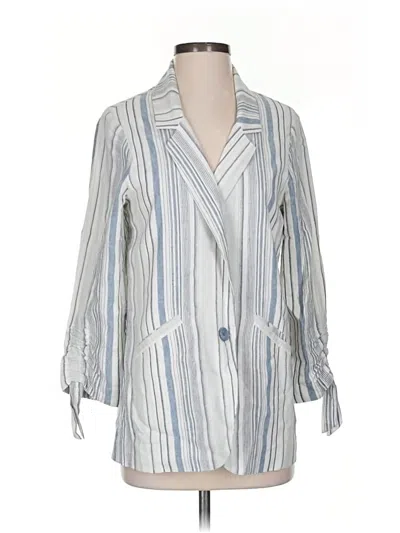 Pre-owned Drew Blazer Jacket In White