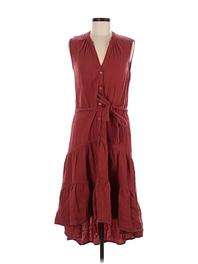 Pre-owned Drew Casual Dress In Burgundy