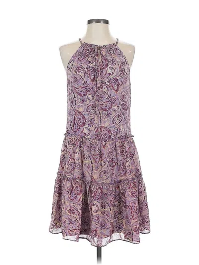 Pre-owned Drew Casual Dress In Purple