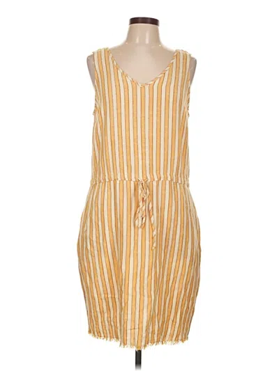 Pre-owned Drew Casual Dress In Yellow