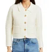 Drew Dalia Knitted Cardigan In Ivory In Multi