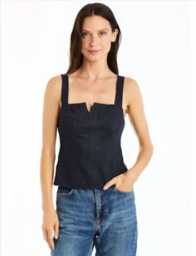 Drew Desiree Top In Indigo In Black