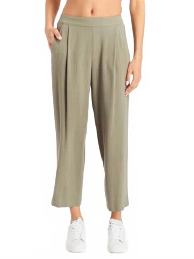 Drew Dulce High Rise Pant In Army In Green