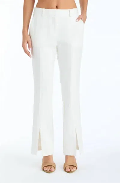 Drew Elaine Denim Twill Pant In White