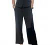 Drew Eliza B Crepe Trouser In Black In Black