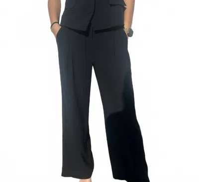 Drew Eliza B Crepe Trouser In Black