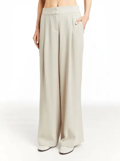Drew Eliza Pants In Stone In White