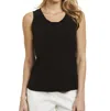 Drew Elle Tank Top In Black In Black