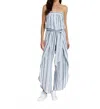 Drew Emerson Washed Linen Jumpsuit In Chambray In Blue