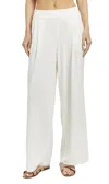 Drew Eliza B Crepe Trouser In Ivory In White