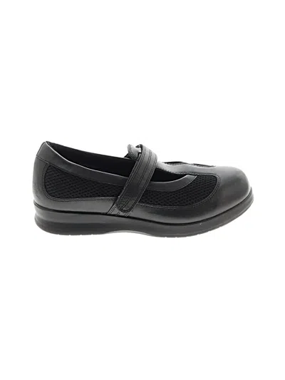 Pre-owned Drew Flats In Black
