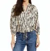 Drew Gabriella Blouse In Ivory In Beige