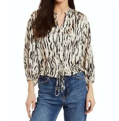 Drew Gabriella Blouse In Ivory In Multi