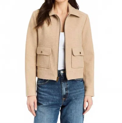 Drew Ginebra Solid Jacket In Coffee In Brown