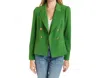 Drew Ginger Blazer In Kelly Green In Green