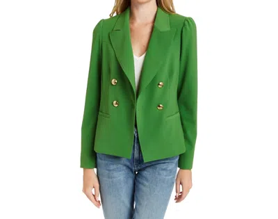 Drew Ginger Blazer In Kelly Green
