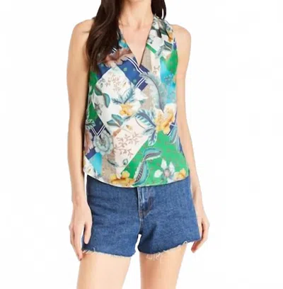 Drew Giovanna Sleeveless Shirt In Kelly Green