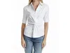 Drew Hailey Tie Knot Top In White