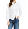 Drew Harmony Button-down Top In White In White