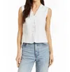 Drew Harper Vest In Ivory In White