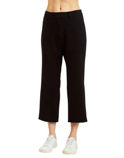 Drew Harriet Double Knit Pant In Black