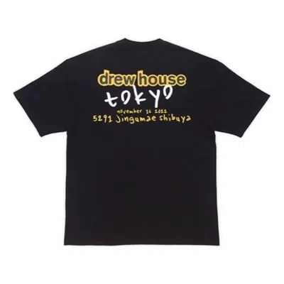 Drew House 2022 Toyko Pop-up Exclusive T-shirt 'black' In Blue