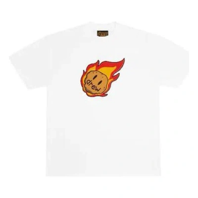 Drew House Astroid T-shirt 'baby Blue' In White