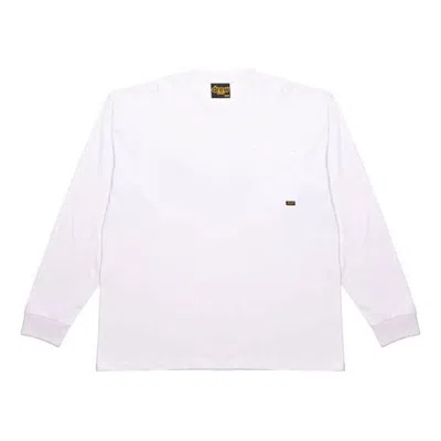 Drew House Basic Long Sleeve Pocket T-shirt 'white'
