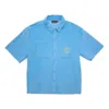 Drew House Corduroy Shirt 'pacific Blue'