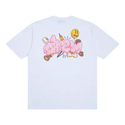Drew House Doodle Joy T-shirt 'white' In Blue